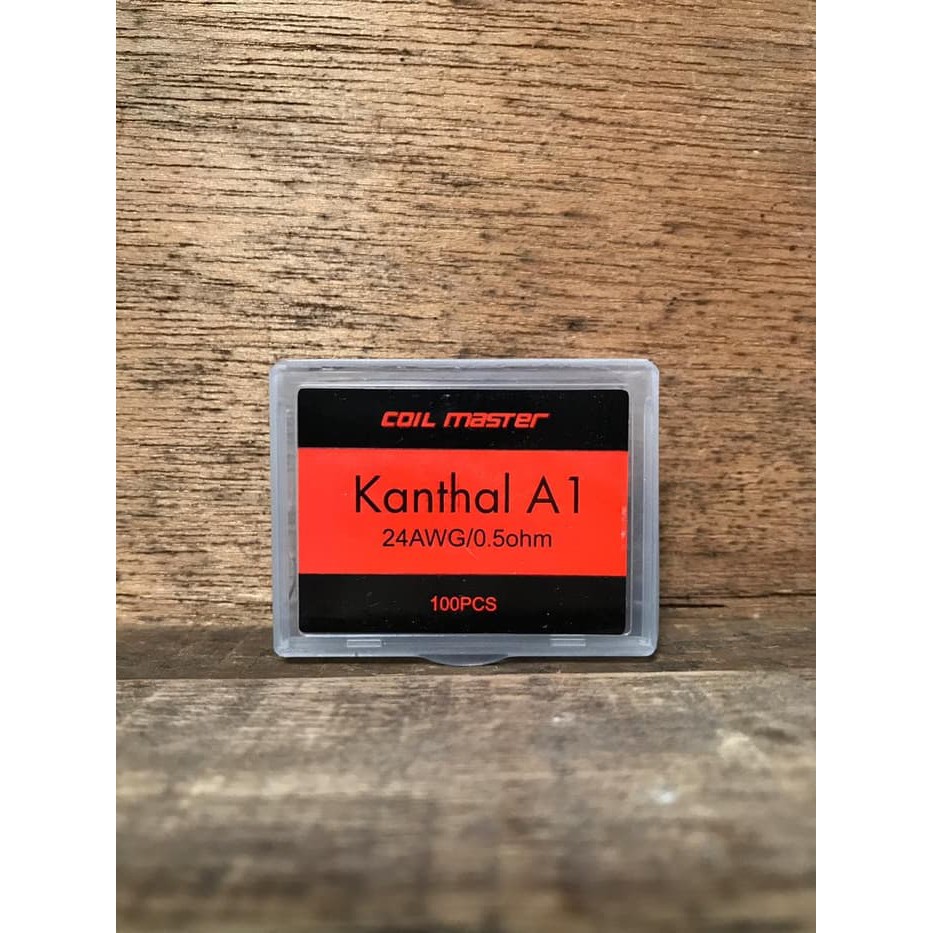 COIL MASTER kanthal kantal 24 AWG 0.5 ohm A1 ori prebuild us prebuilt