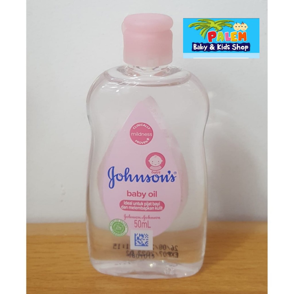 Johnson's baby oil 50ml 1316/perawatan kulit bayi