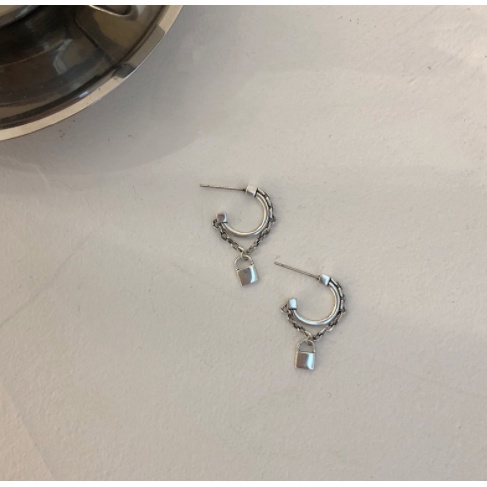 Anting s925 sterling silver hypoallergenic Gaya Korea Untuk Wanita-EJ696