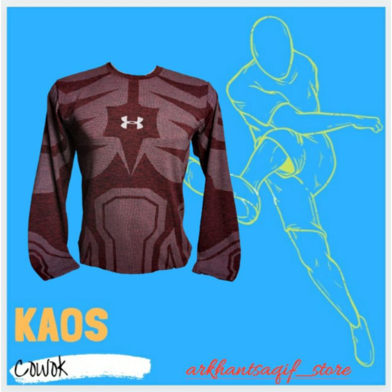 kaos pria keren lengan panjang