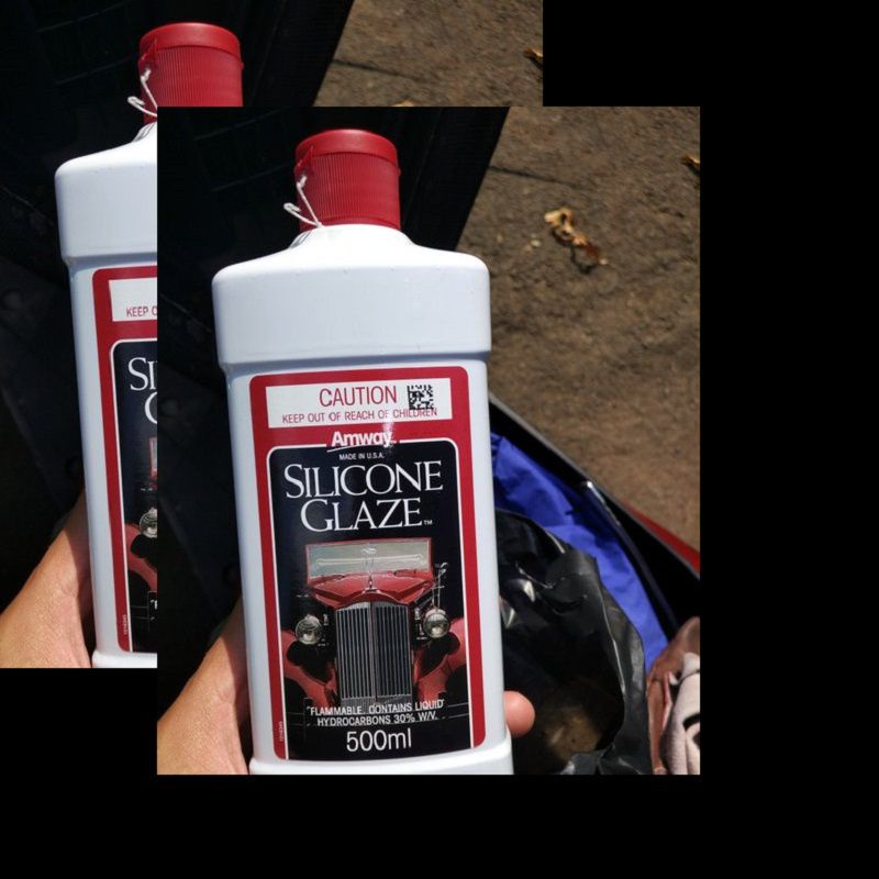 Amway Silicone Glaze Wax Pengkilap Pelindung Cat Body Mobil 500 mL