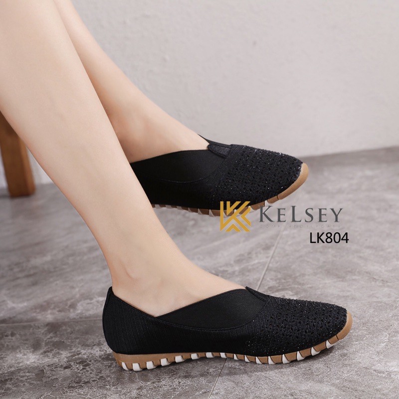 (GRATIS ALAS KAKI) NICOLE SEPATU SLIP ON KELSEY LK804