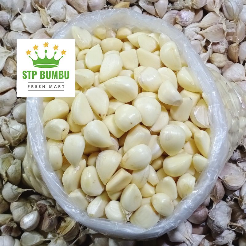 Bawang Putih Kating Kupas Segar Fresh 500 gram