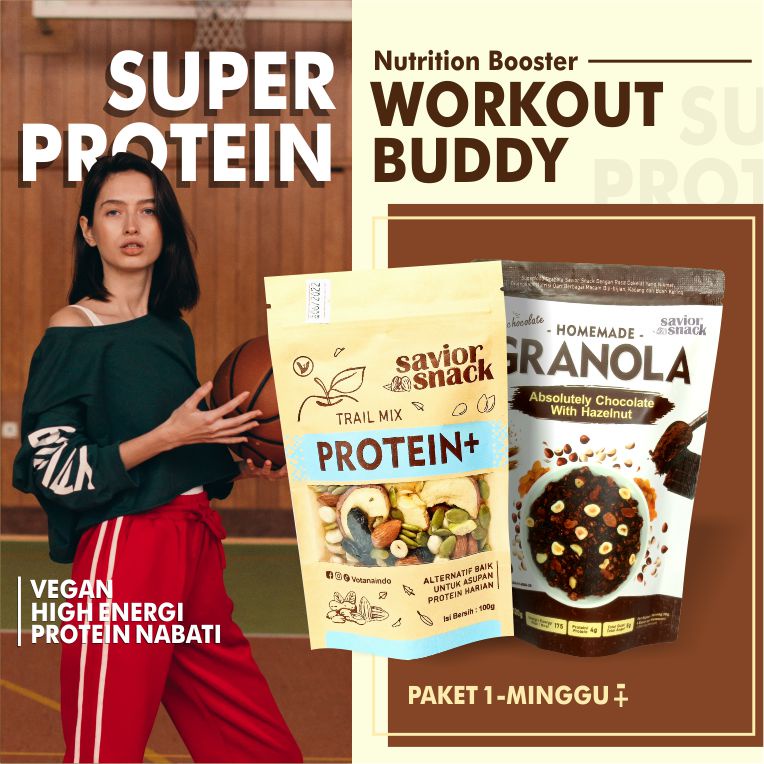 

Makanan Diet Rendah Kalori Super Protein Trail Mix & Granola Cokelat