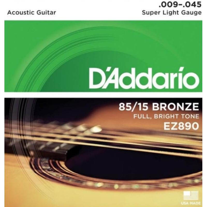 Senar String Gitar Akustik D'Addario EZ890 (Murah)