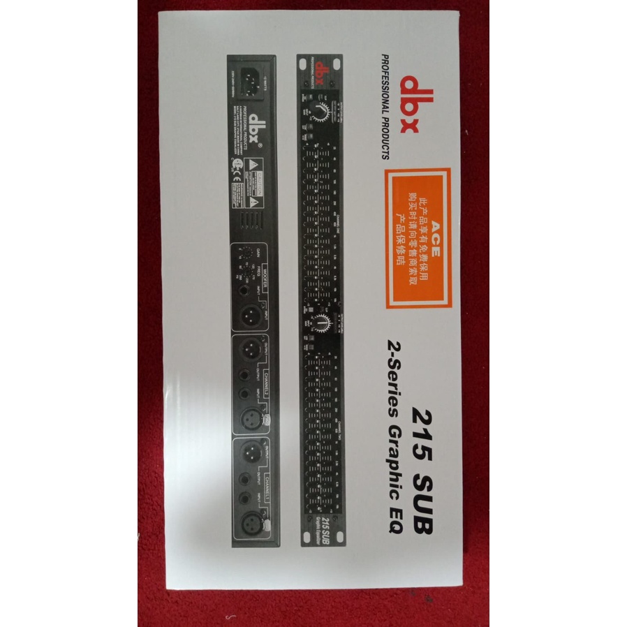 Equalizer DBX EQX-215 Plus Subwoofer EQX 215 EQX215 Best seller