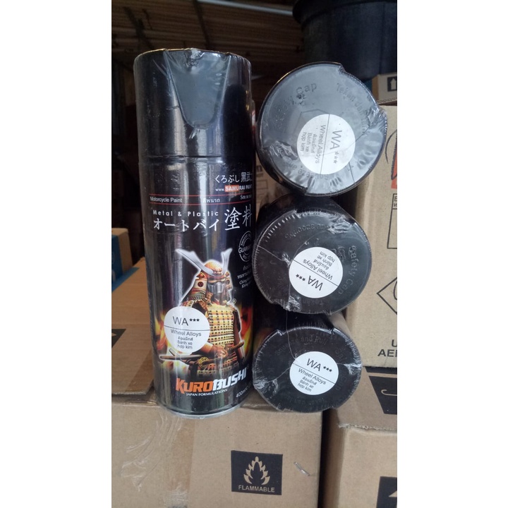 cat semprot pilok pilox samurai wheel alloys WA  cat dasar velg samurai 400ml