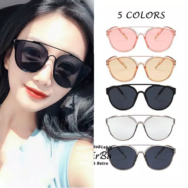 Kacamata Wanita Pria Anti Sunglass Dengan Fashion Sunglasses Eyewear Import Real Pict ACC FASHION