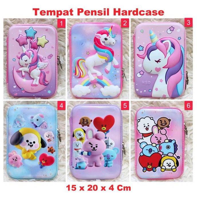 

Cuci Gudang Awal Tahun Tempat Pensil Anak Hardcase Boxes kotak Pencil Case HSD Unicorn BT 21 Cuci Gudang Awal Tahun