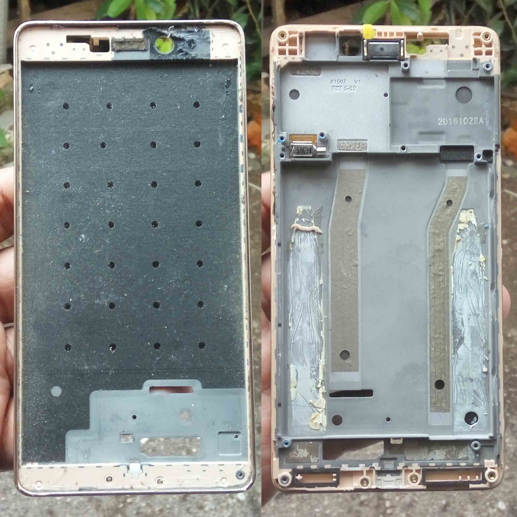 Frame Bazel Xiaomi Redmi 3S Tatakan LCD Redmi 3S Original Copotan Bezzel Xiaomi Redmi 3s Tulang Teng