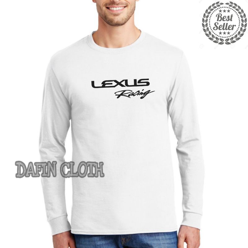 Tshirt Baju Kaos Pria Lengan Panjang Lexus Racing