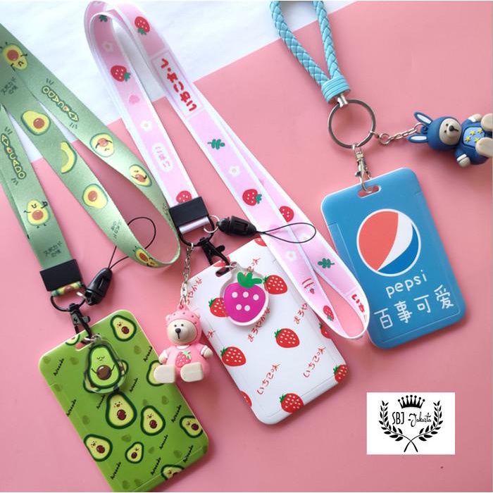 

Zahwa | Tempat Kartu Id Card Tag Holder Dengan Tali Strap Card Holder Meiji