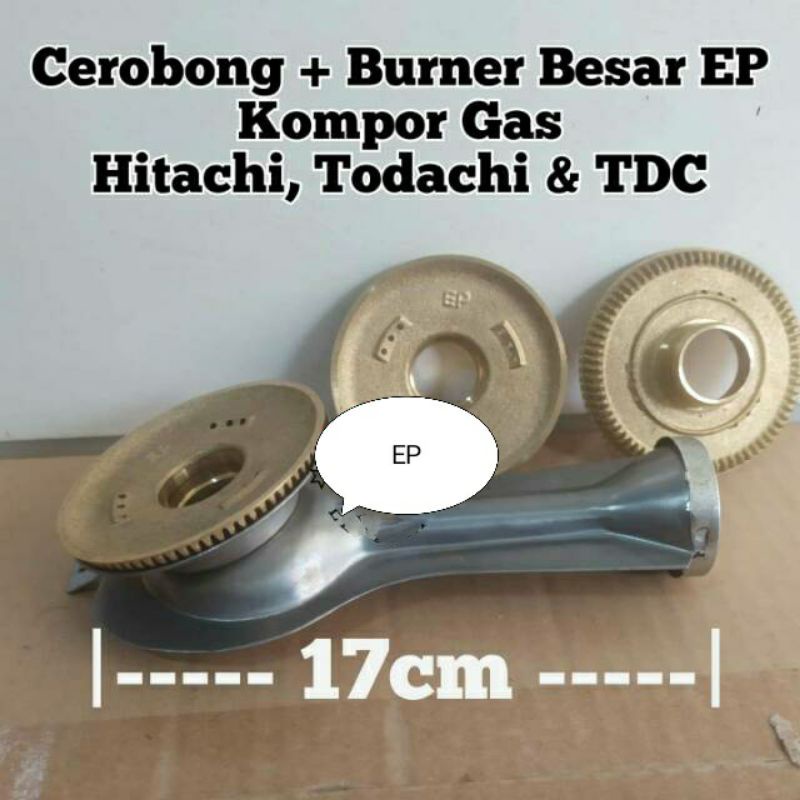 BURNER TUNGKU EP , Cerobong KOMPOR GAS TDC , Todachi , HOCK