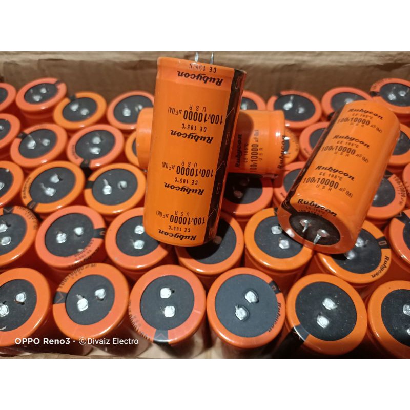 ELCO RUBYCON ORANGE 100v 10000uf