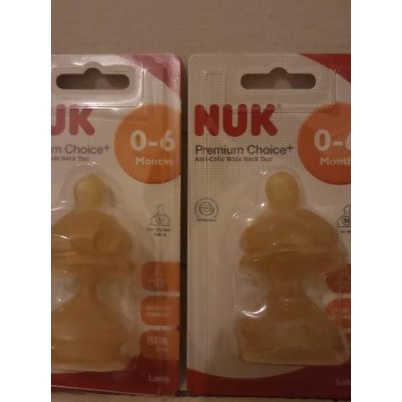 (DISKON) Nuk nipple dot wide neck latex silicon Real-Pict,..