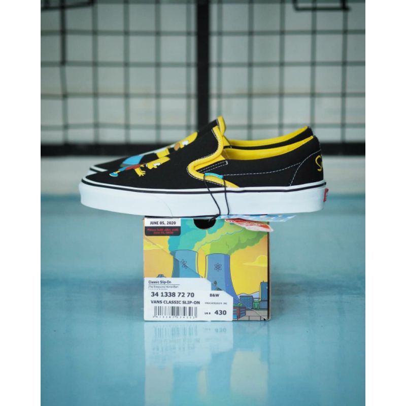 VANS x THE SIMPSONS SLIP ON "HOMMER & BART" ORIGINAL