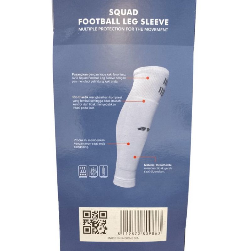 KAOS KAKI SAMBUNG AVO SQUAD FOOTBALL LEG SLEEVE ORIGINAL | KAOS KAKI BOLA SAMBUNG