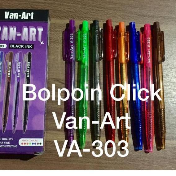 

[Original]/〖5.5 Fasion sale〗/〖5.5 Flash Sale〗/Star 3.3/〖COD⭐〗 (Harga 1 lusin) Ballpoint Click VA-303, bolpen click,bolpen cetak,bolpoin cetek, bolpoin klik [_09]