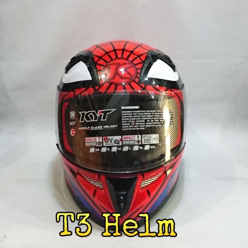 KYT K2 Rider Spiderman