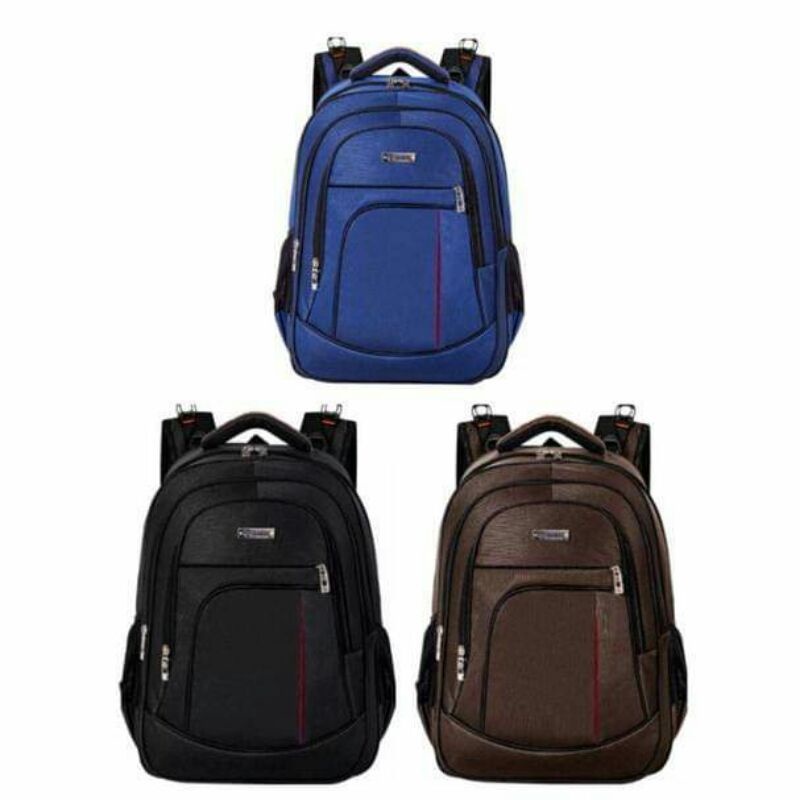 GERUTY Tas Ransel Pria Tas Ransel Laptop PL Power Original Import Dual USB Portable Tas Laptop Pria 