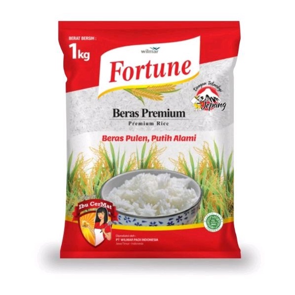 

Beras Fortune Kemasan 1kg 1 kg