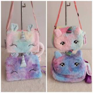  Tas  selempang  unicorn  sling bag unicorn  tas  selempang  anak  