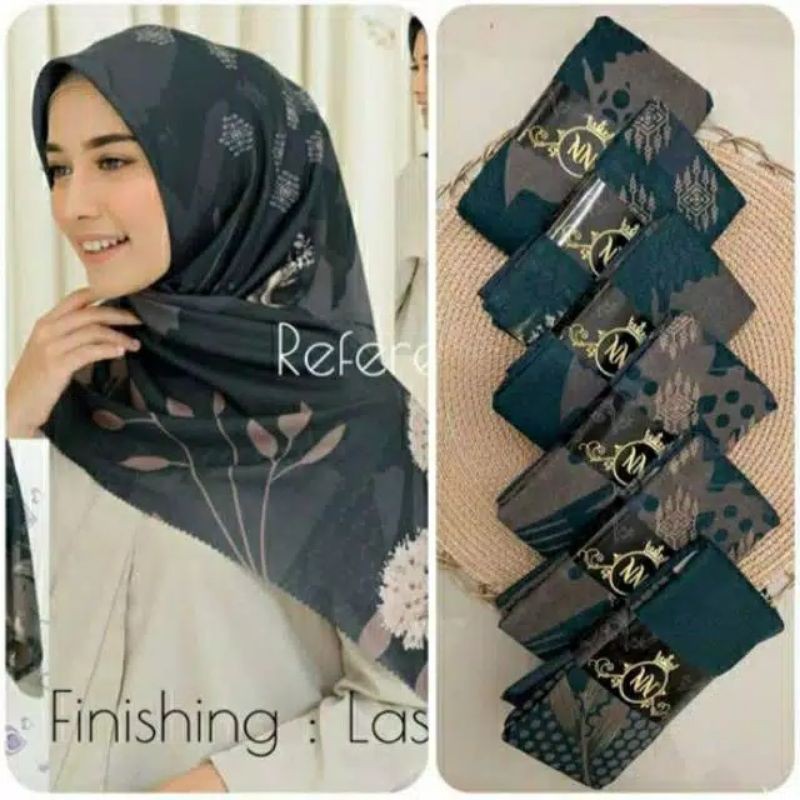 Hijab Deka/Deenay /Hijab Segi4 Motif