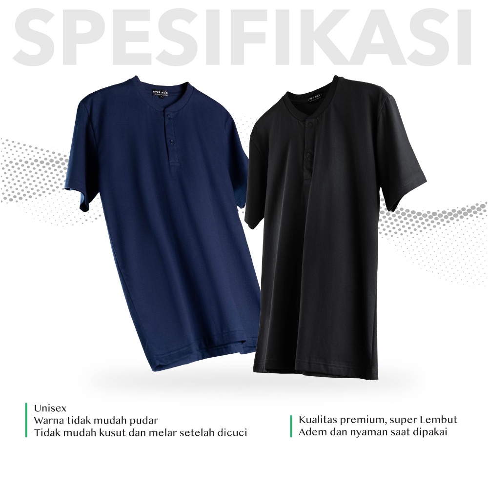 Kaos Kancing Distro Lengan Pendek Polos Branded Tshirt Unisex Style Casual Premium Tebal Bahan Halus Huricane