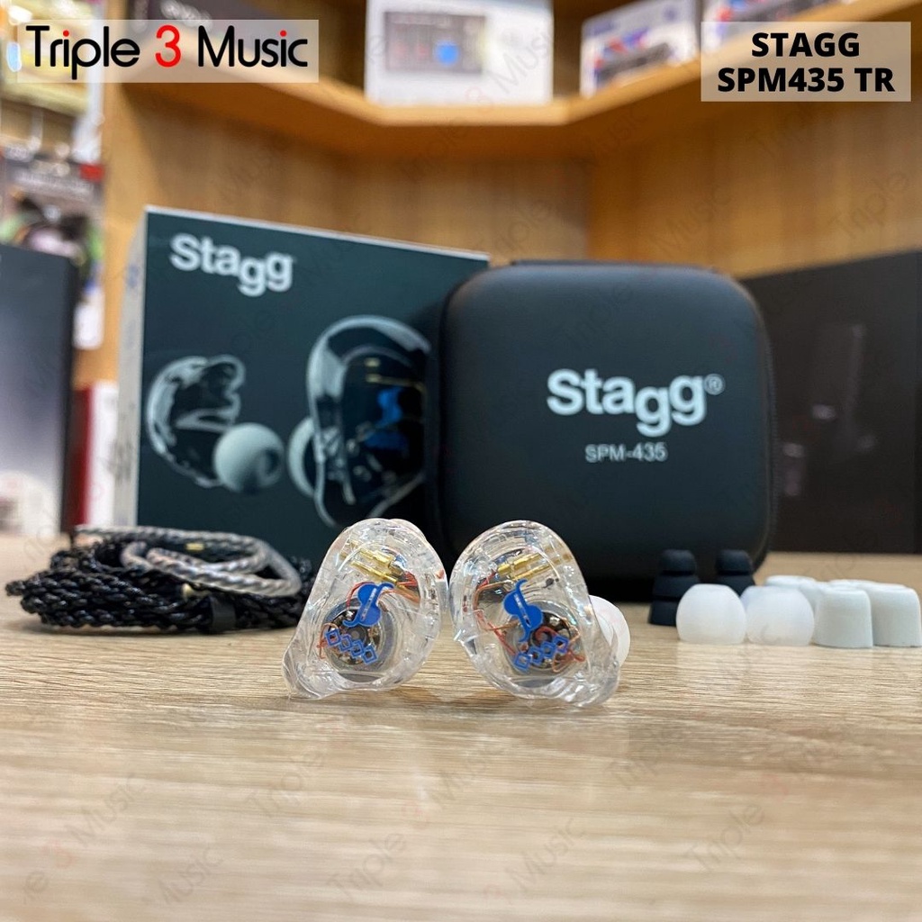 Stagg IEM SPM435 In Ear Monitor 4 Driver Hi Resolution