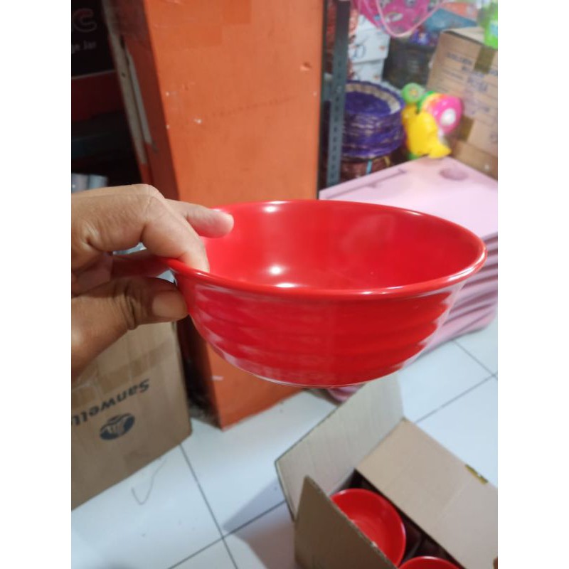 PIRING DAN MANGKOK MELAMINE WARNA CAMPUR LUSINAN