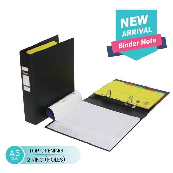 

Bantex Binder Noted A5 Top Opening 2 Ring #A128