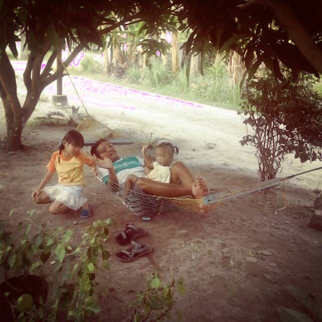 Ayunan Tali jaring/ Ayunan Pantai / hammock