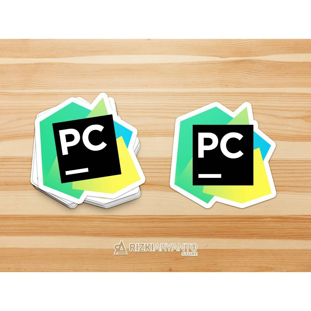 Sticker Stiker  Logo  PyCharm untuk PC Laptop HP  dll 