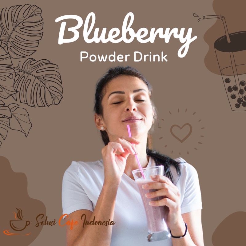 

Bubuk Minuman Blueberry 500gr Solusi Cafe Indonesia