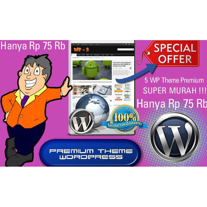 Jual Theme Wordpress Premium Murah & Plugin Wordpress Premium
