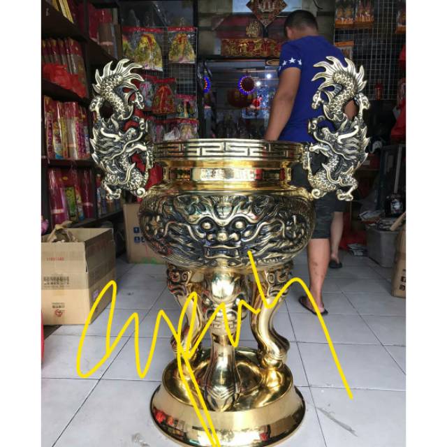 hiolo hio lo kuningan naga taiwan 24 inch - kaki padat