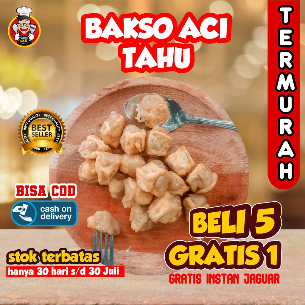 PENTOL ACI MENTAH JAGUAR 20Biji TERMURAH ALL VARIAN ISI BASO ACI BOCI BAKSO ACI BELI 5 GRATIS 1