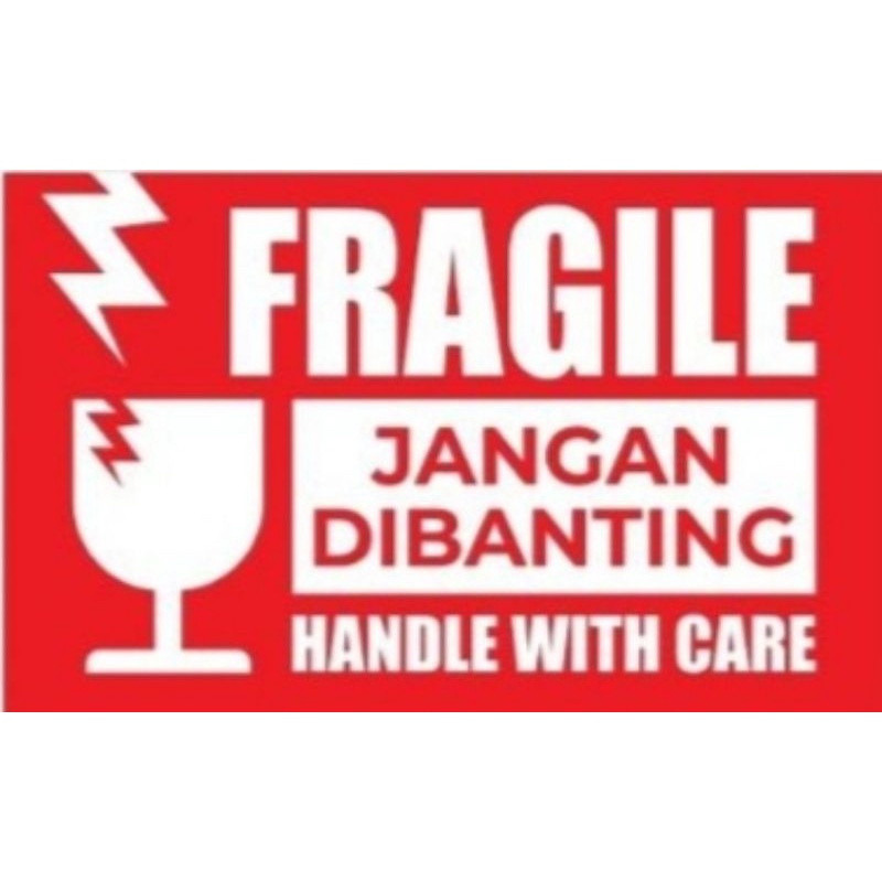 

STIKER FRAGILE 8x5 CM