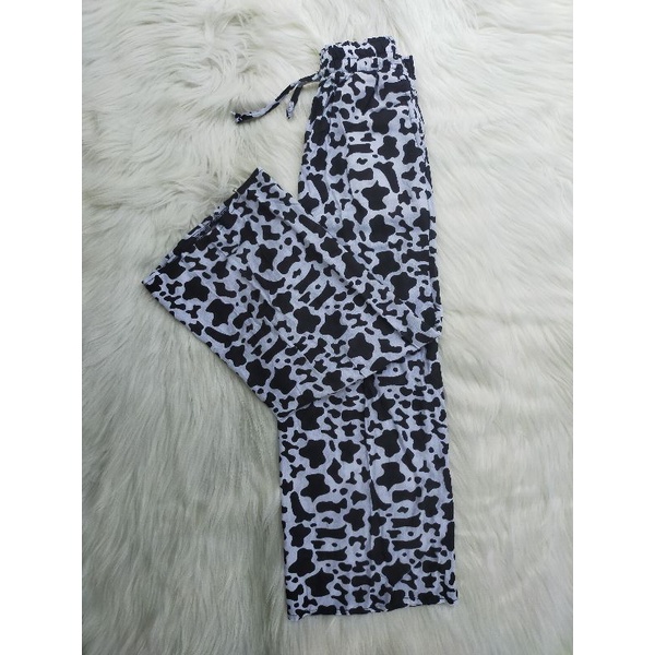 KULOT RAYON ANAK MOTIF SAPI 8_13 TAHUN CELANA ANAK PEREMPUAN((