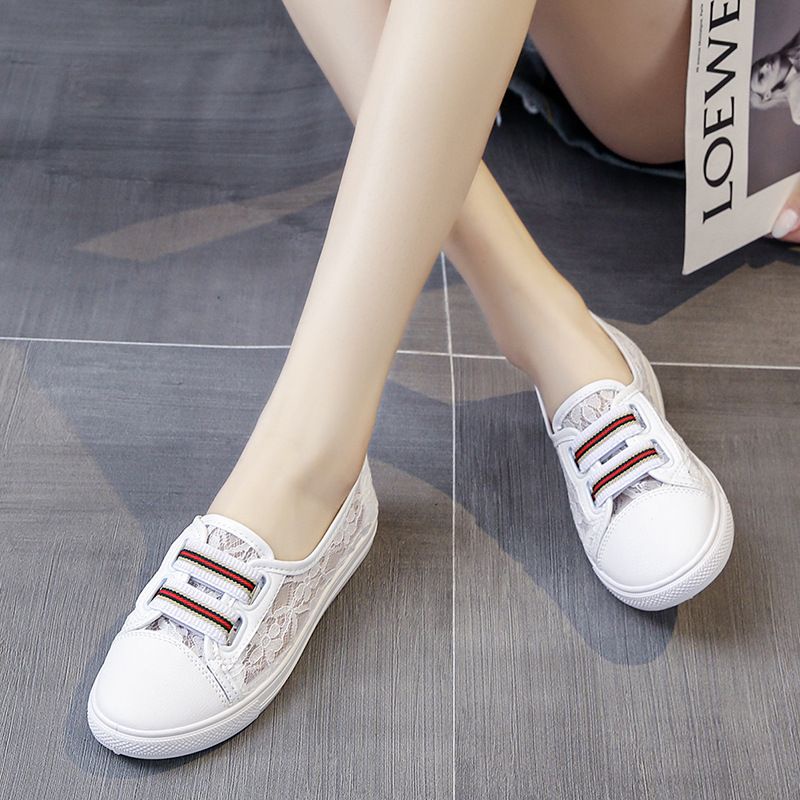 NF628 - Sepatu Sneaker Tanpa Tali Fashion Wanita Import