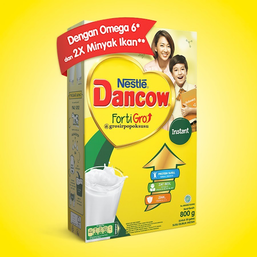 

Dancow FortiGro Full Cream/Instant/Instant Coklat 800gr/grosirpopoksusu