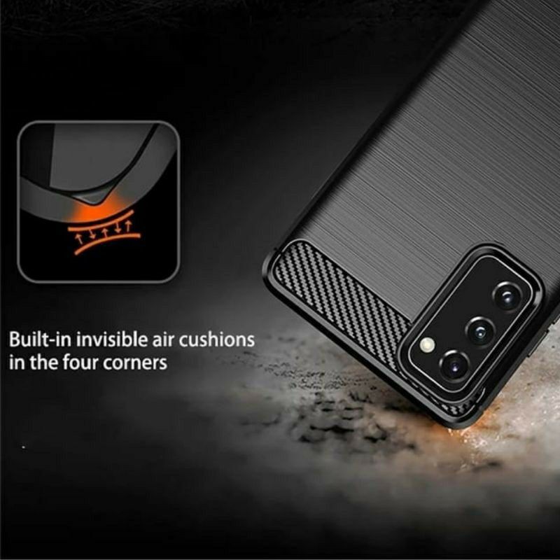 Samsung S20FE / A51 / A71 / Softcase Brushed Karbon Cover Silikon Soft Case S20 FE