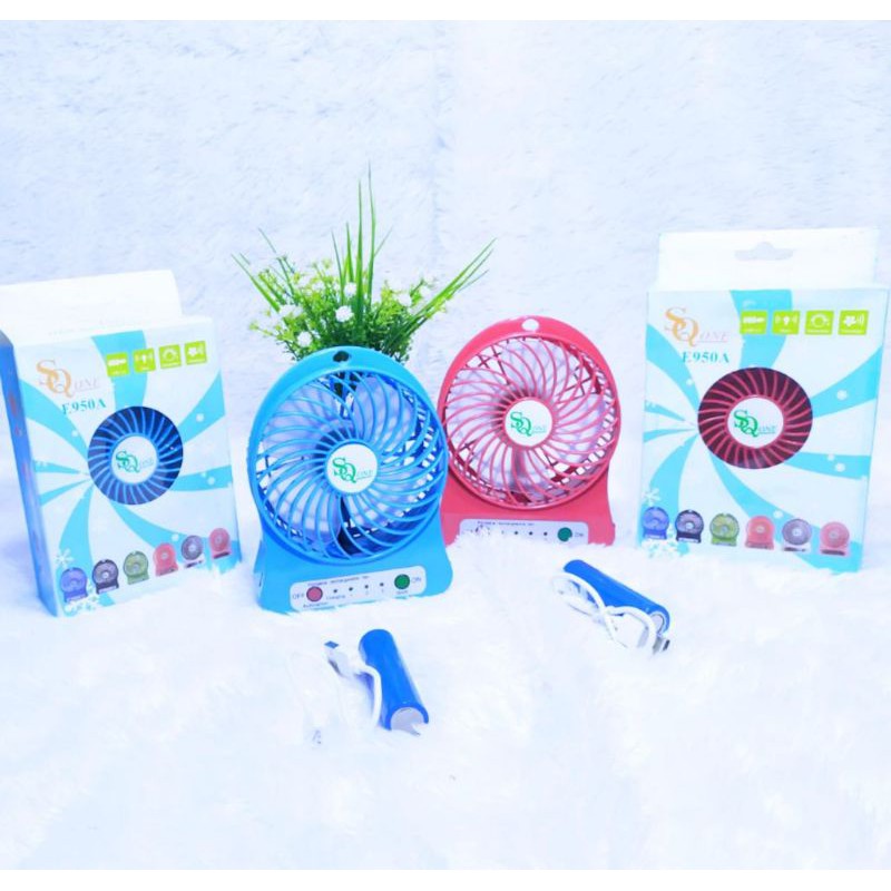 KIPAS ANGIN MINI SQ ONE E950 MURAH MERIAH BERKUALITAS PORTABEL