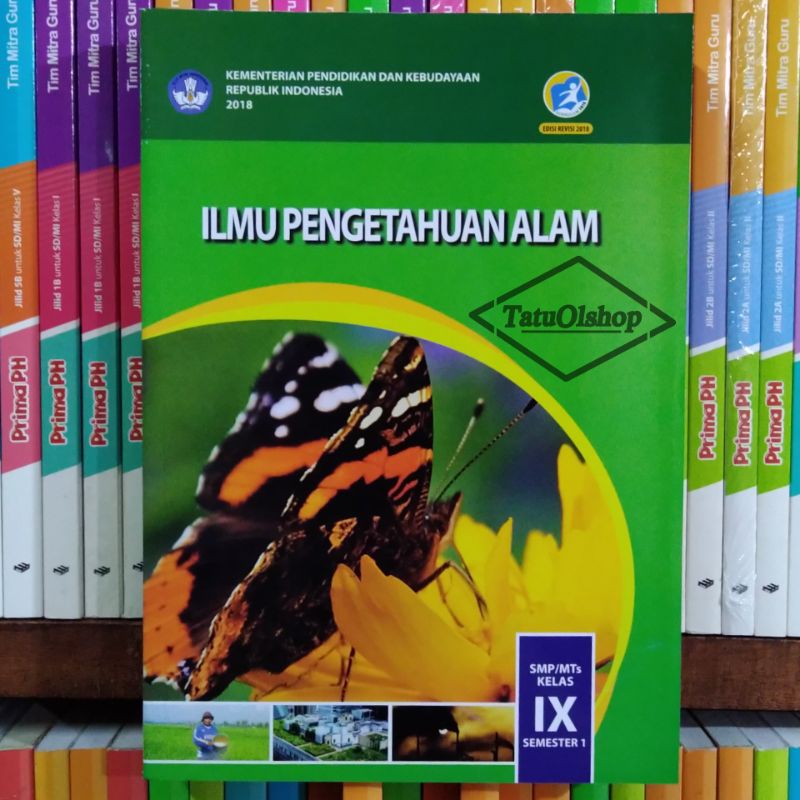 Buku Ipa SMP MTs Kelas 9 IX 3 Semester 1 Kurikulum 2013 Original