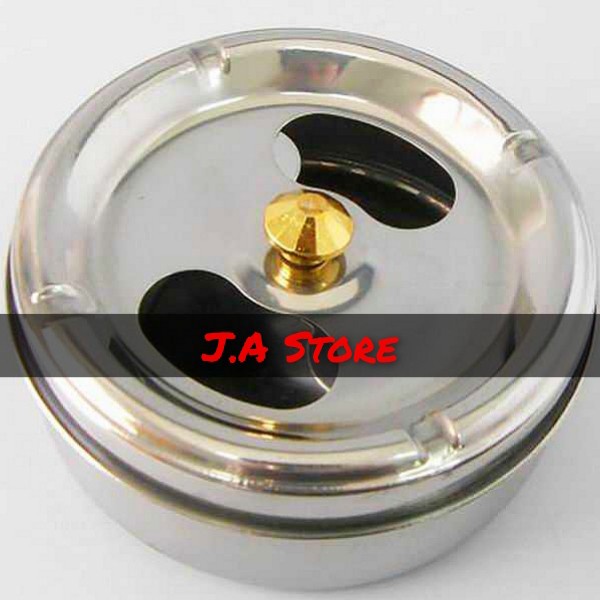 ASBAK STAINLESS DENGAN PENUTUP ASBAK MURAH ASBAK SIMPLE
