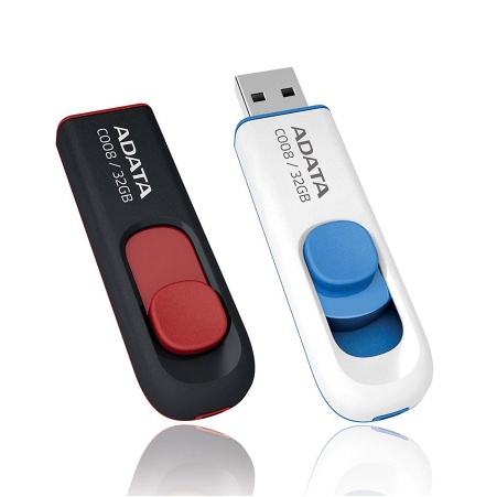 itstore FlashDisk 32GB ADATA C008 SLIDE FLASH DRIVE USB 2.0