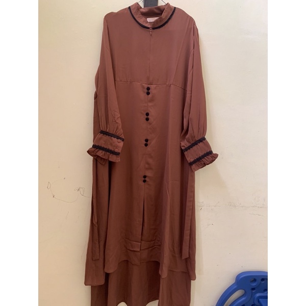 preloved gamis viola Alfi huraiyah