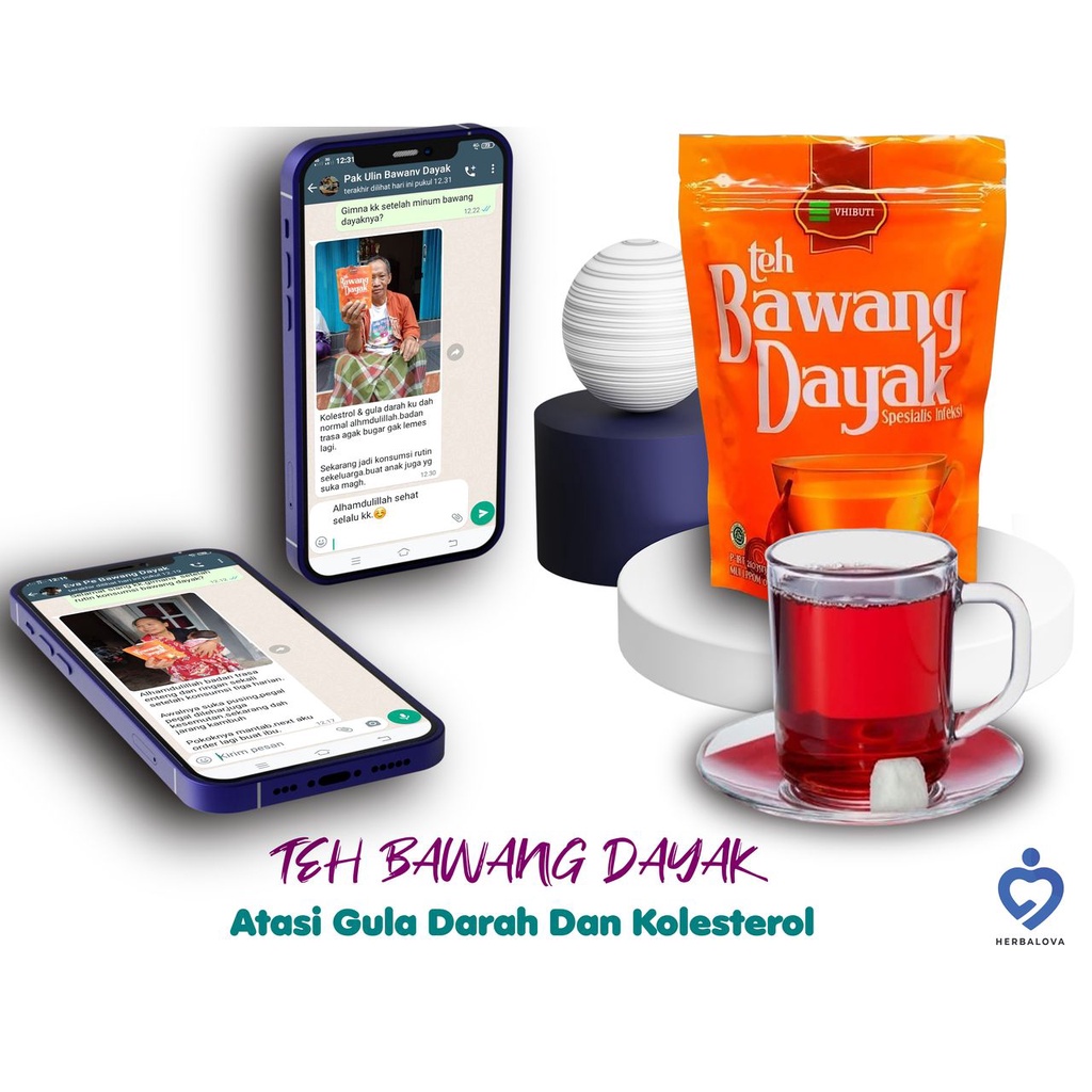 

Teh Bawang Dayak Atasi Kolesterol dan Gula Darah TEH SEHAT INDONESIA