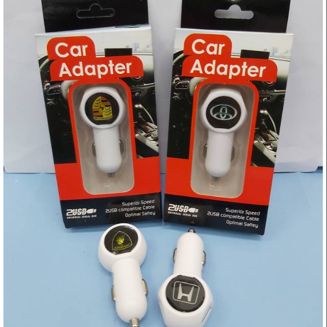 Saver Car Adapter Model KW68 2 USB