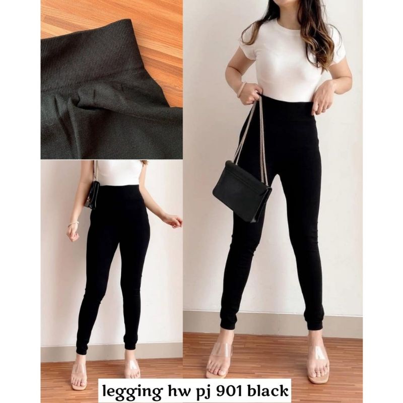 NEW LEGGING IMPORT POLOS BLACK/LEGGING MURAH